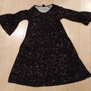 Color Splat Twirl Dress